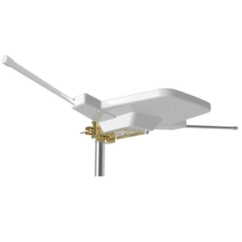 Remote-controlled rotating amplified dish antenna EM-900R