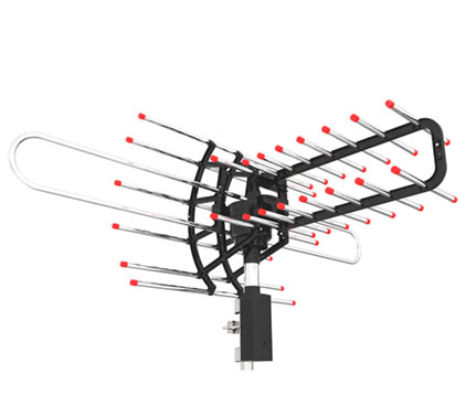 360 Degree rotation HDTV antenna with high gain and remote controlle